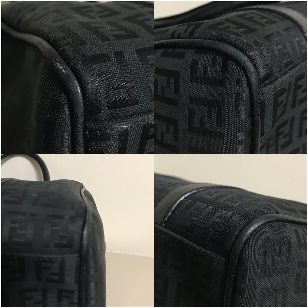 🔴SOLD🔴 Fendi Zucchino Boston bag - Picture 6 of 8
